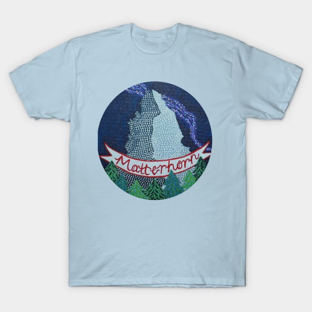 The Matterhorn T-Shirt by oil and ink